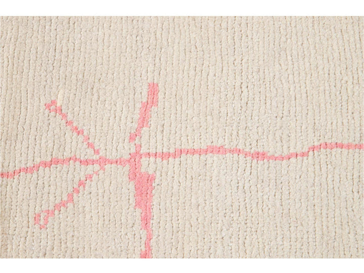 Modern Moroccan-Style Wool Rug 9 X 12