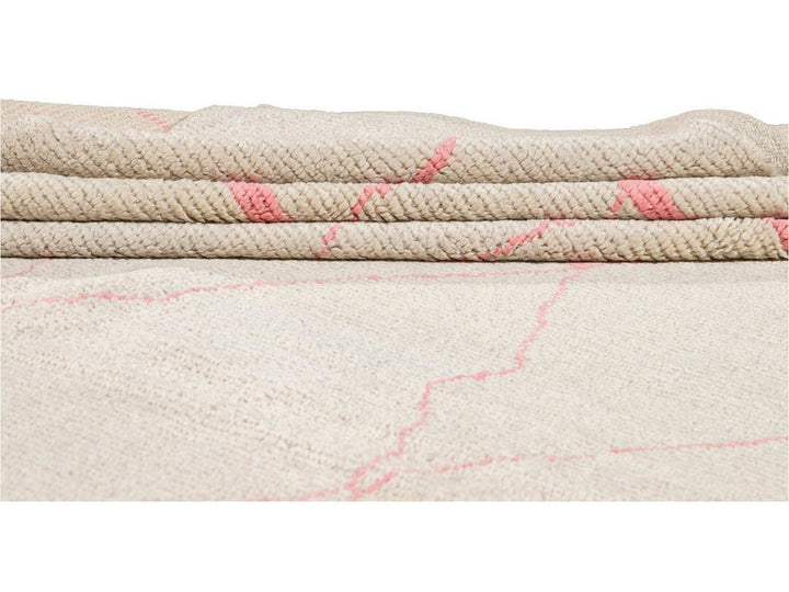Modern Moroccan-Style Wool Rug 9 X 12