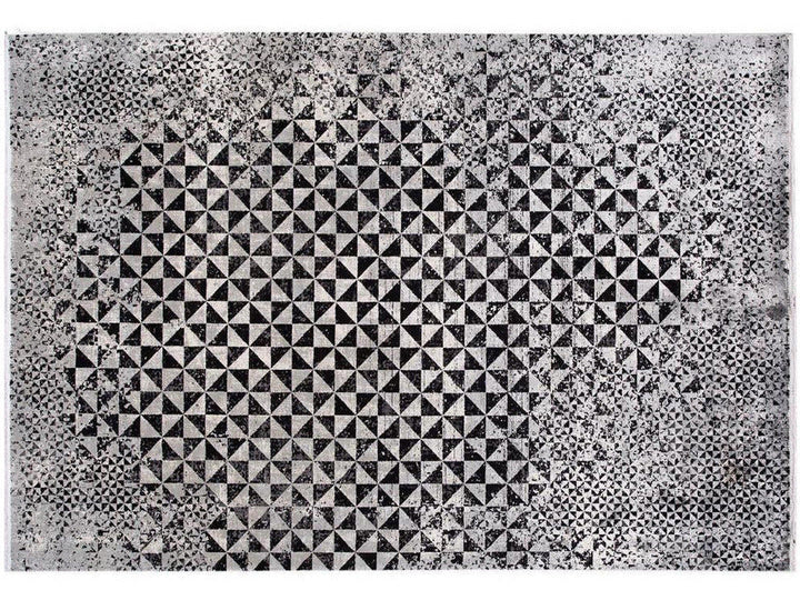 Contemporary Wool and Silk Rug 8 X 11