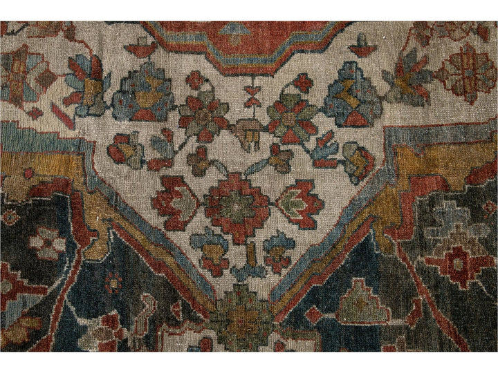 Antique Persian Malayer Rug 14 X 14
