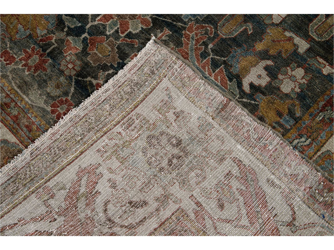 Antique Persian Malayer Rug 14 X 14
