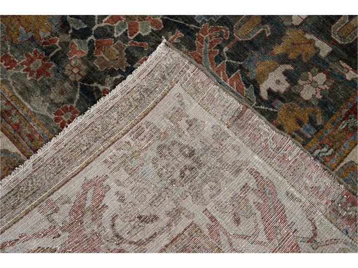Antique Persian Malayer Rug 14 X 14