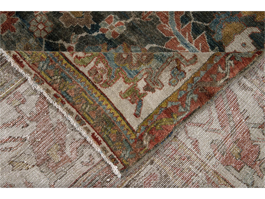 Antique Persian Malayer Rug 14 X 14