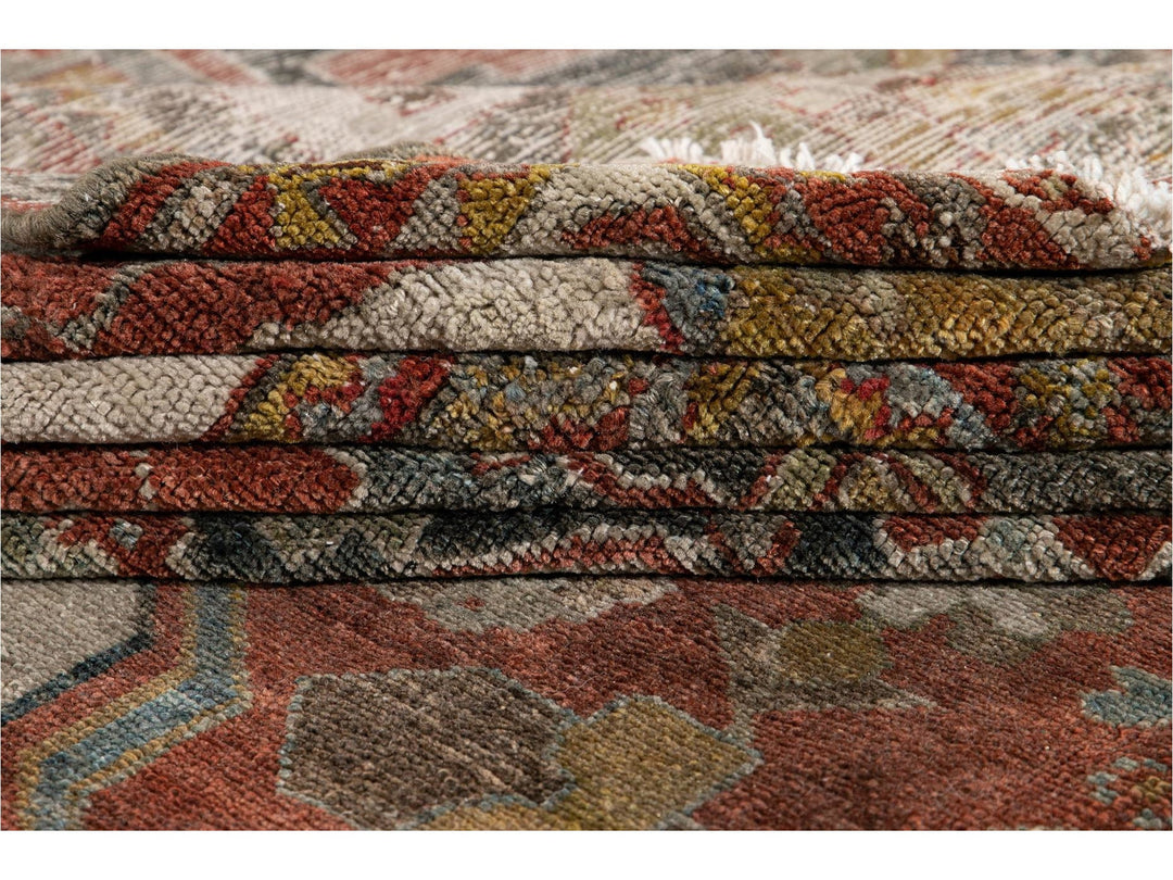 Antique Persian Malayer Rug 14 X 14