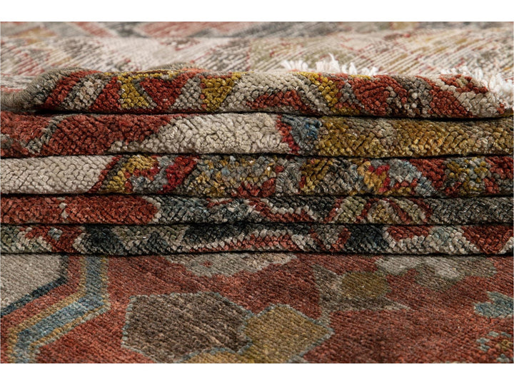 Antique Persian Malayer Rug 14 X 14