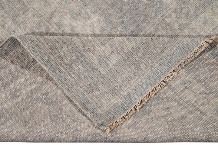 Modern Indian Oushak Style Wool Rug 16 X 24