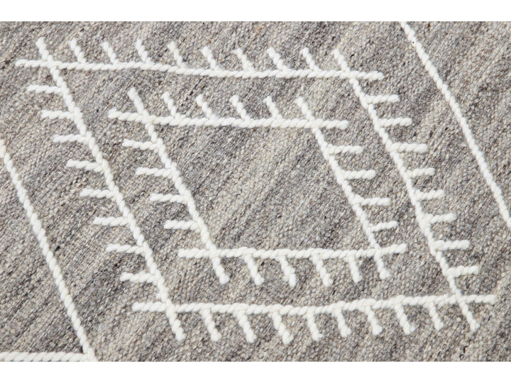 Modern Kilim Wool Rug 10 X 14