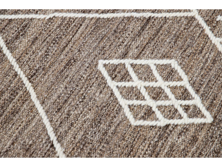 Modern Kilim Wool Rug 10 X 14