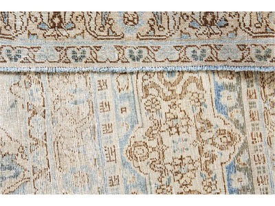 Antique Tabriz Wool Rug 9 X 11