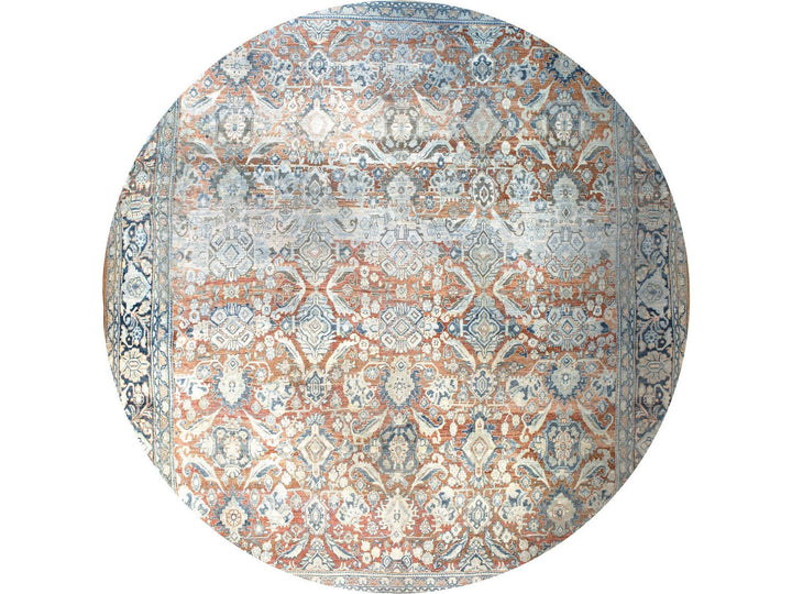 Antique Mahal Wool Rug 10 X 12