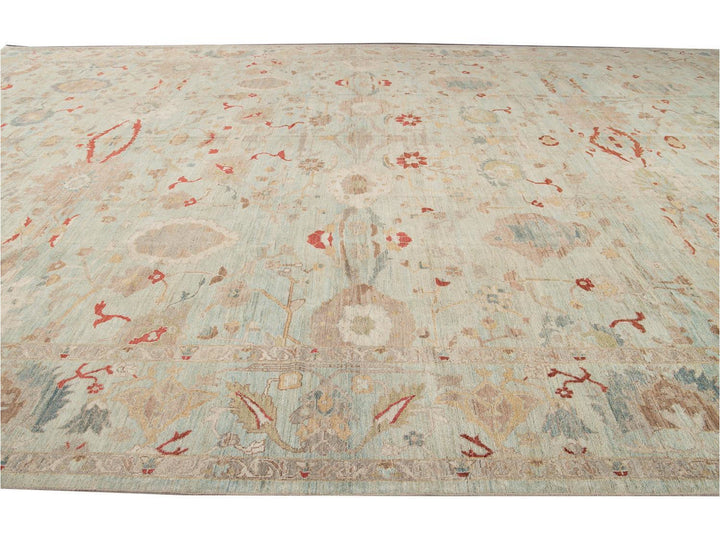 Modern Sultanabad Rug 16 X 23