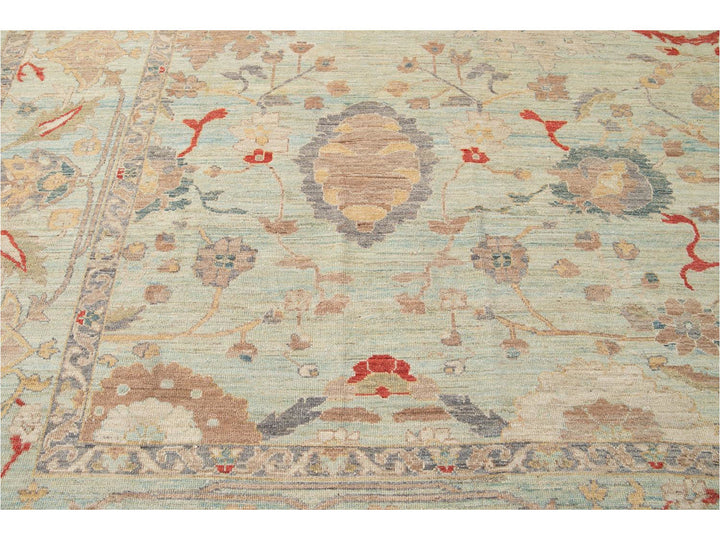 Modern Sultanabad Rug 16 X 23
