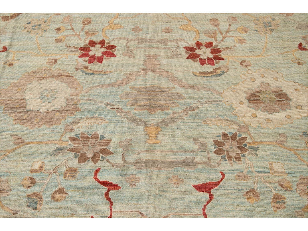 Modern Sultanabad Rug 16 X 23