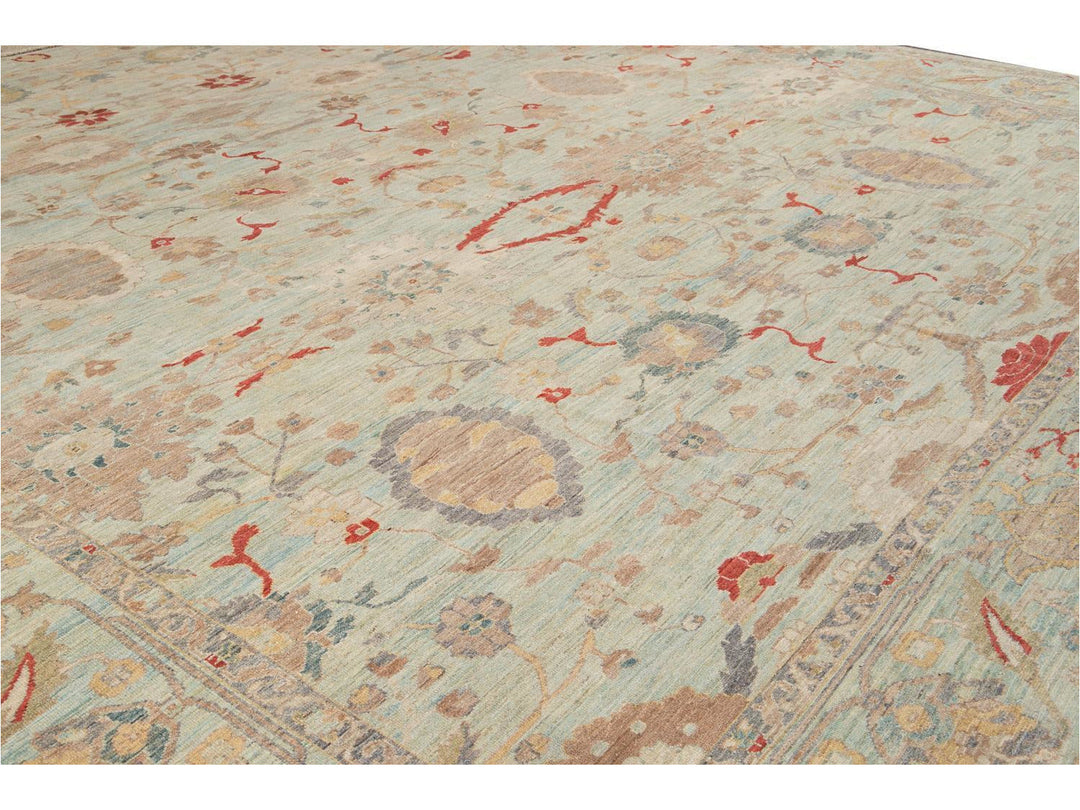 Modern Sultanabad Rug 16 X 23