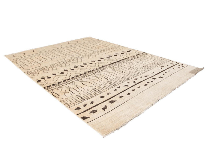 Modern Moroccan Style Wool Rug 9 X 12