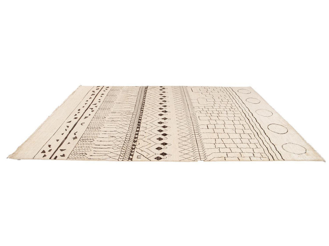 Modern Moroccan Style Wool Rug 9 X 12