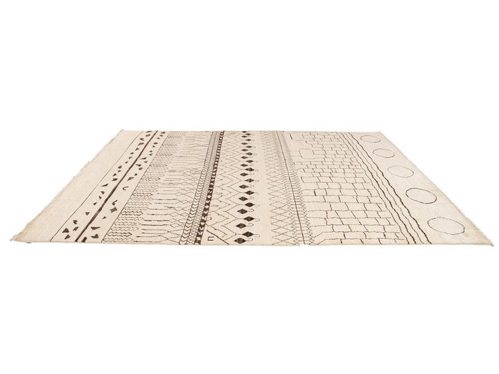 Modern Moroccan Style Wool Rug 9 X 12