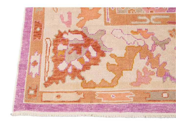 Modern Oushak Wool Rug 9 X 12