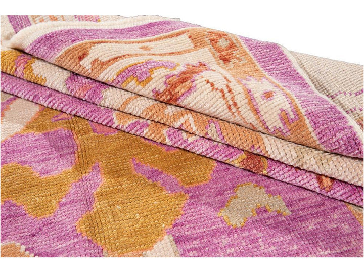 Modern Oushak Wool Rug 9 X 12