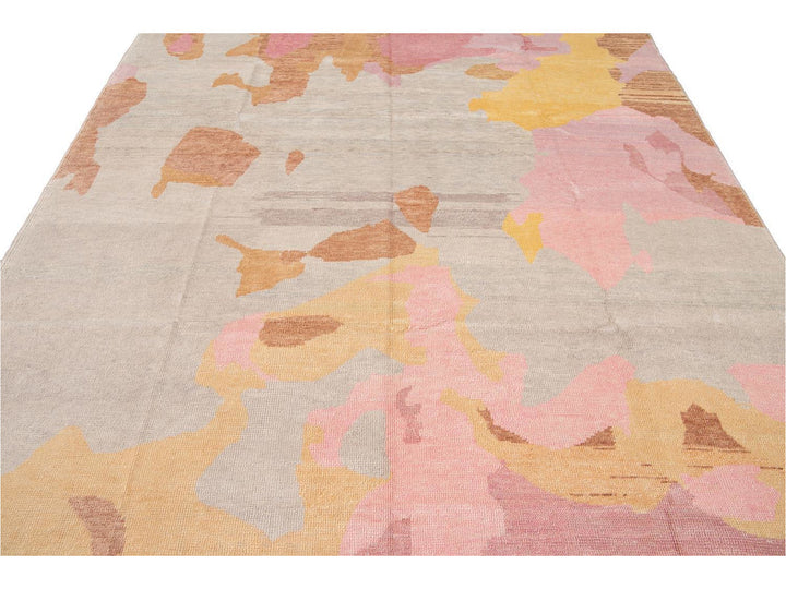 Contemporary Modern Designer Wool Rug 8 X 10