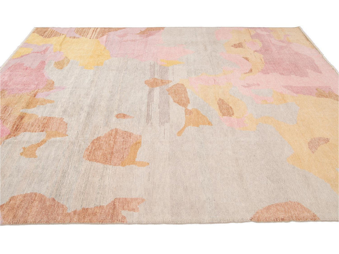 Contemporary Modern Designer Wool Rug 8 X 10