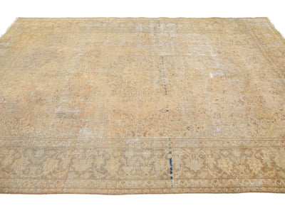 Antique Mahal Wool Rug 7 X 11