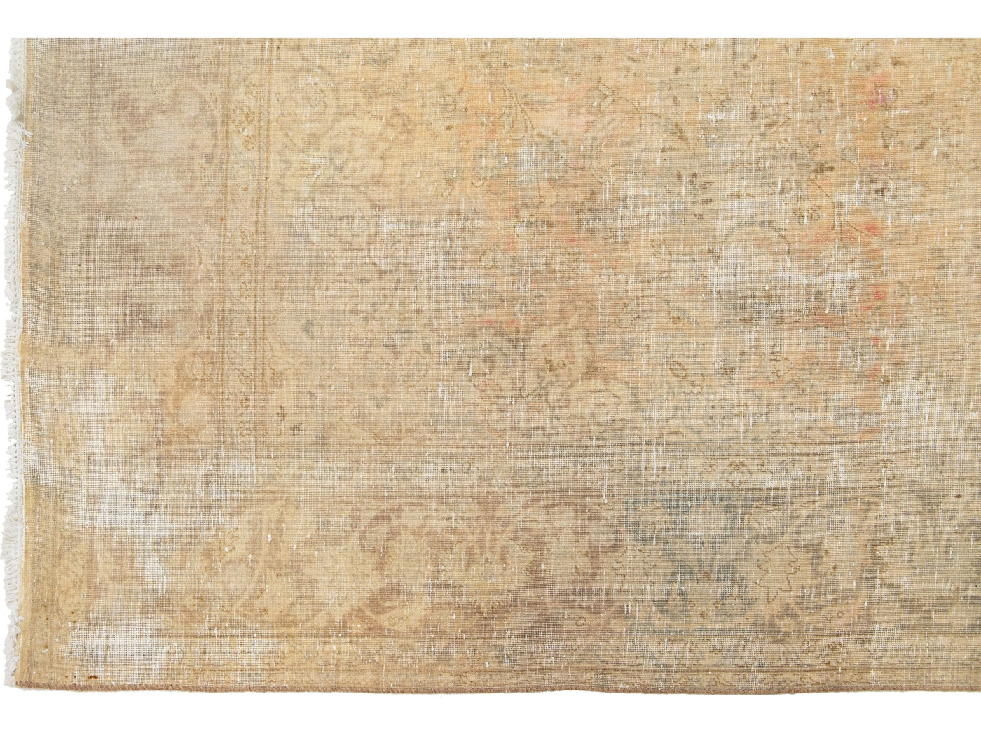 Antique Mahal Wool Rug 7 X 11