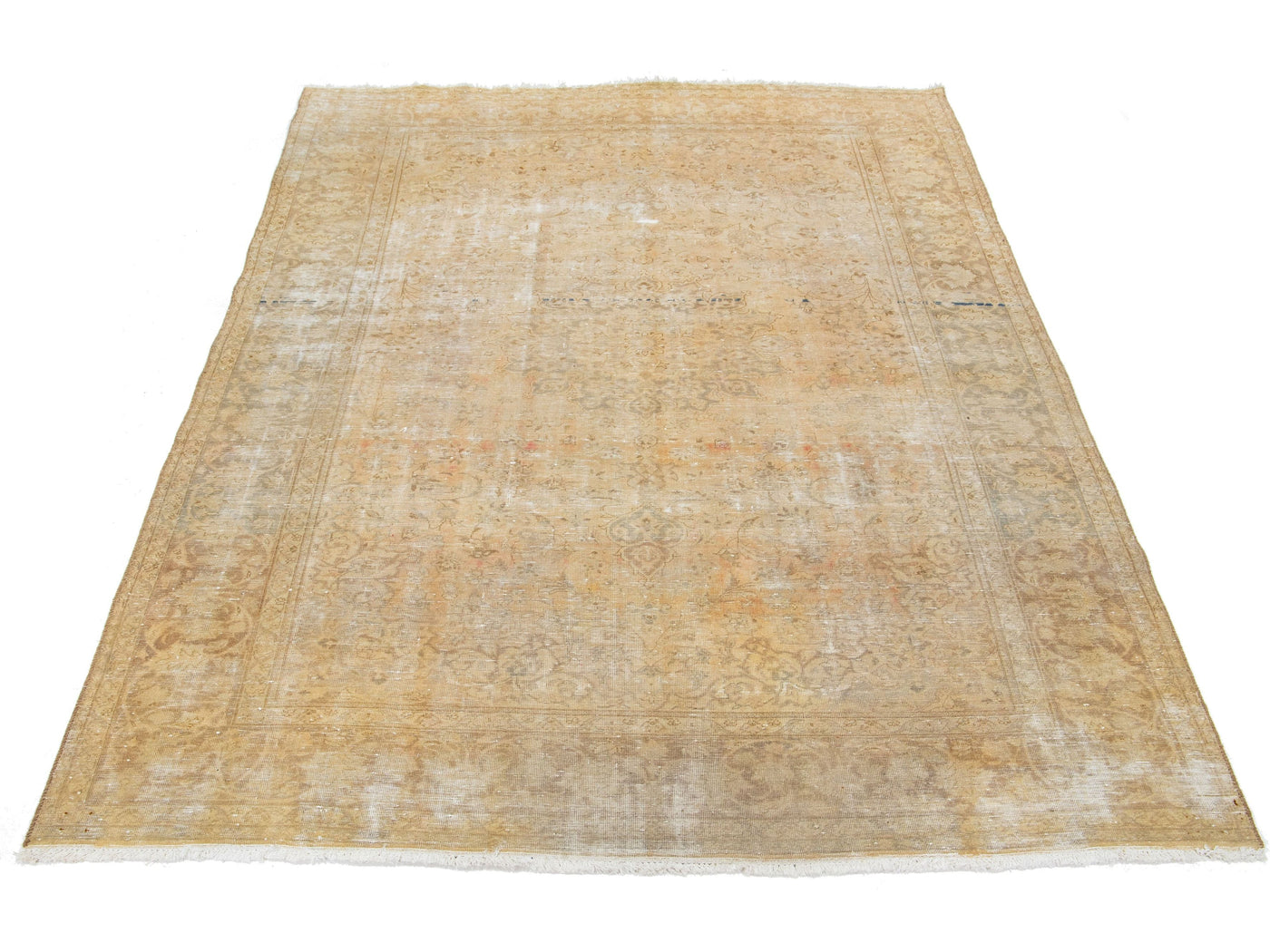 Antique Mahal Wool Rug 7 X 11