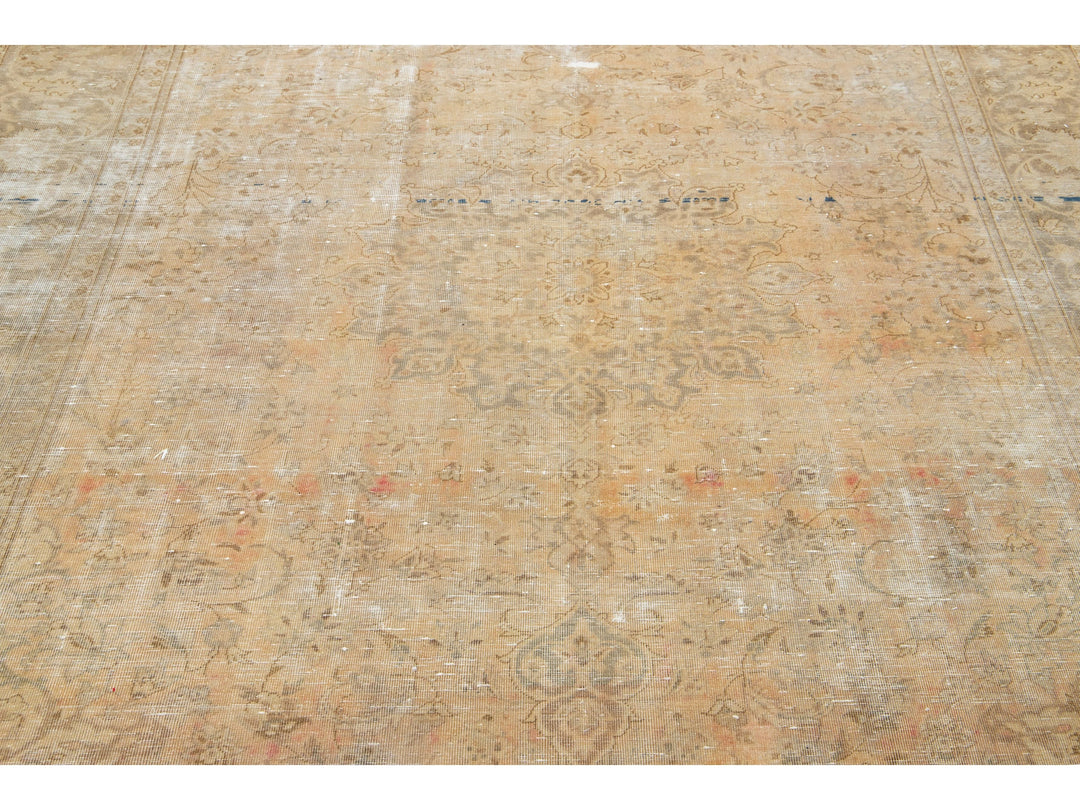 Antique Mahal Wool Rug 7 X 11