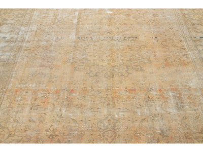 Antique Mahal Wool Rug 7 X 11