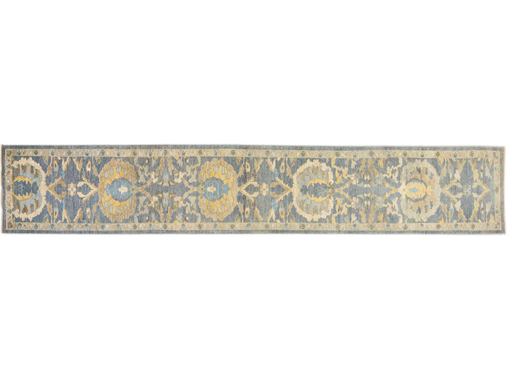 Modern Sultanabad Long Wool Runner