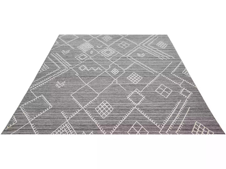 Modern Flaweave Wool Rug 10 X 14
