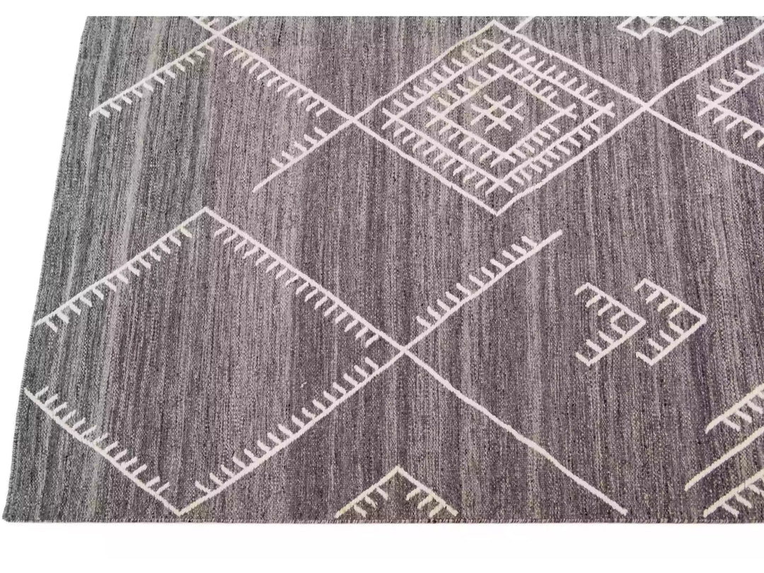 Modern Flaweave Wool Rug 13 X 15