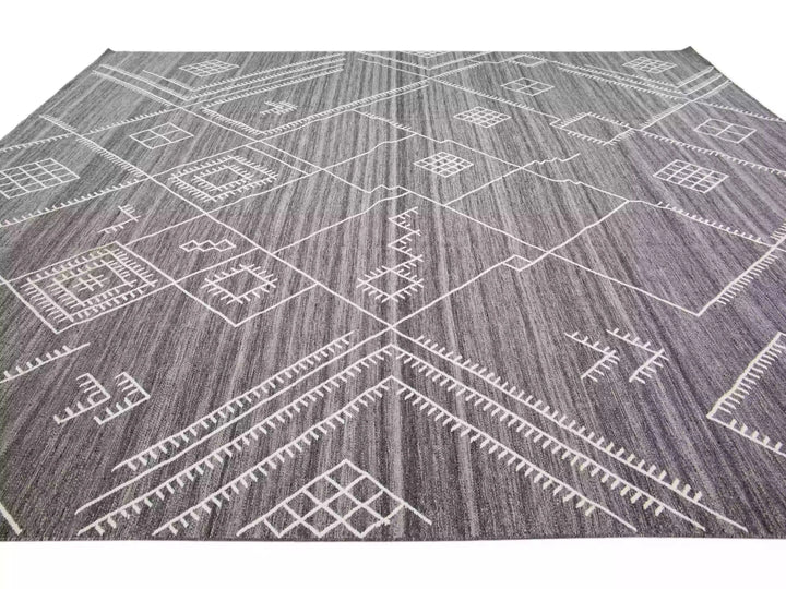 Modern Flaweave Wool Rug 13 X 15