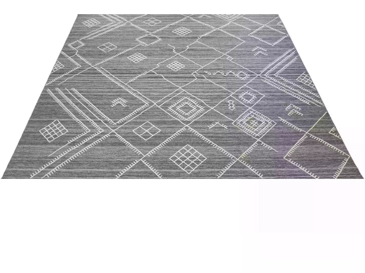 Modern Flaweave Wool Rug 13 X 15
