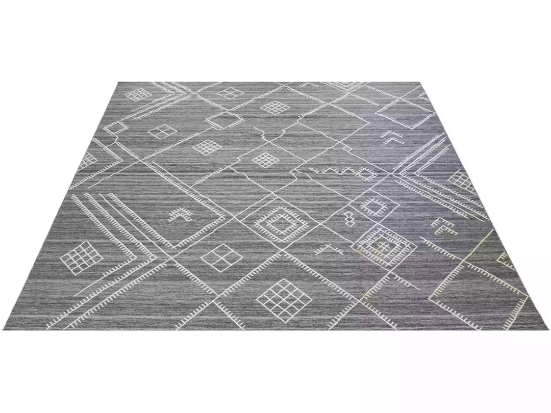 Modern Flaweave Wool Rug 13 X 15