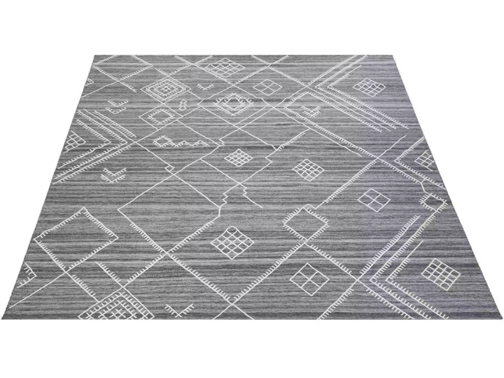 Modern Flaweave Wool Rug 13 X 15
