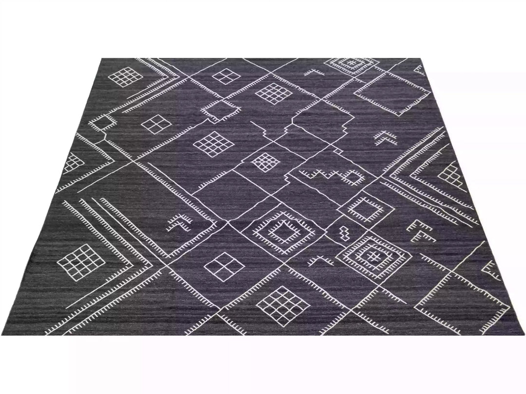 Modern Flaweave Wool Rug 12 X 15