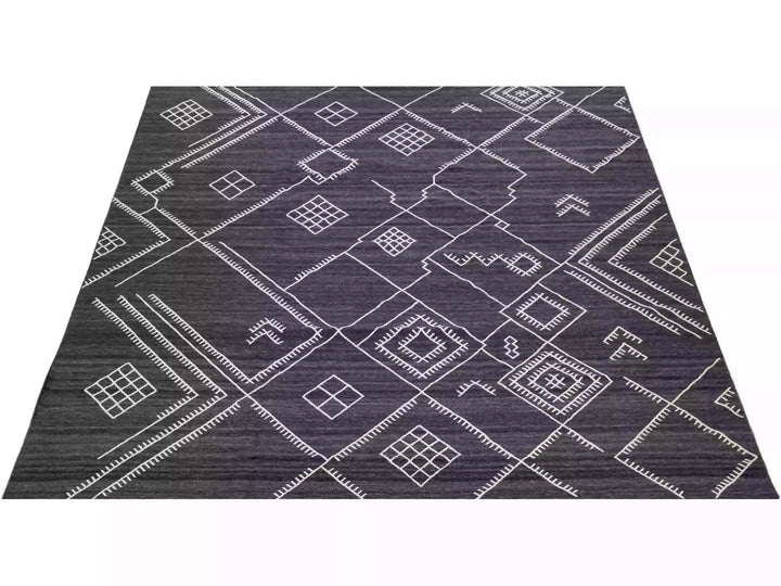 Modern Flaweave Wool Rug 12 X 15
