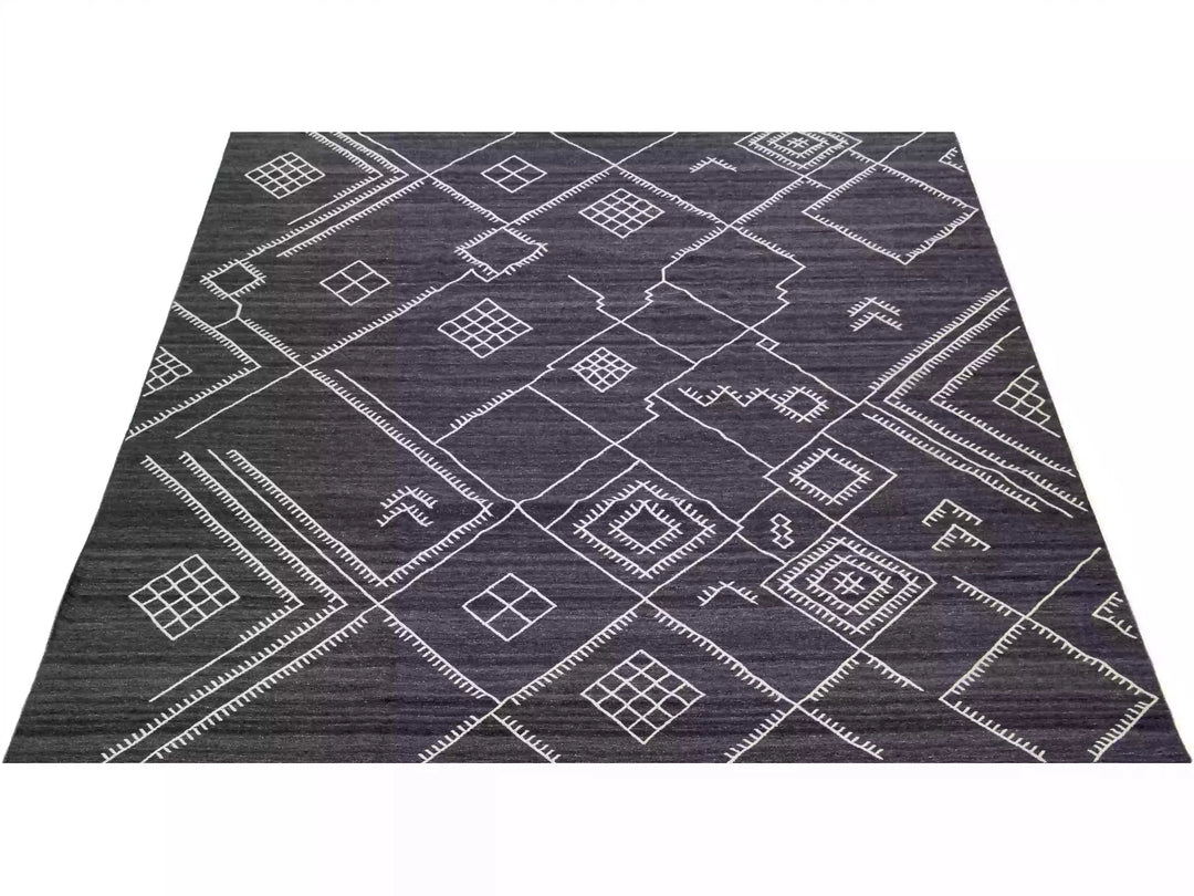 Modern Flaweave Wool Rug 12 X 15