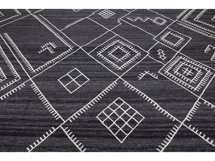 Modern Flaweave Wool Rug 12 X 15