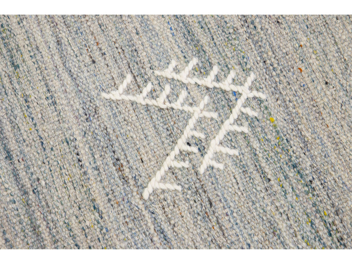Modern Flaweave Wool Rug 10 X 13