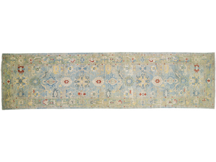 Modern Sultanabad Wool Runner 7 X 26