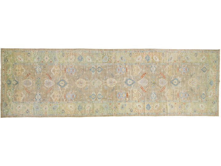 Modern Sultanabad Wool Runner 7 X 23
