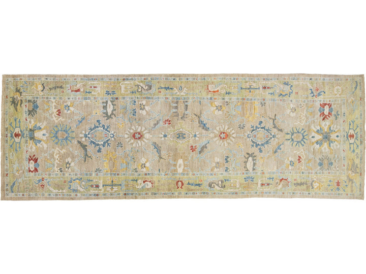 Modern Sultanabad Wool Runner 6 X 18