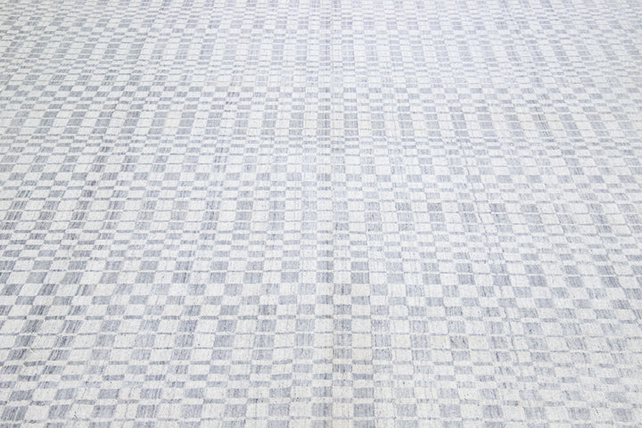 Modern Seamless Wool Rug 10 X 14