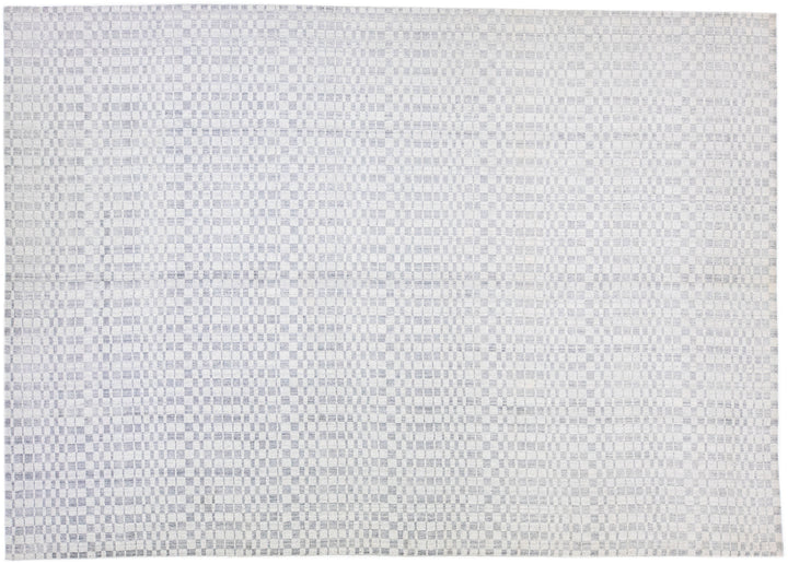 Modern Seamless Wool Rug 10 X 14