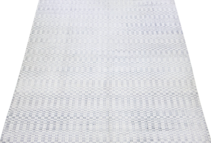 Modern Seamless Wool Rug 10 X 14