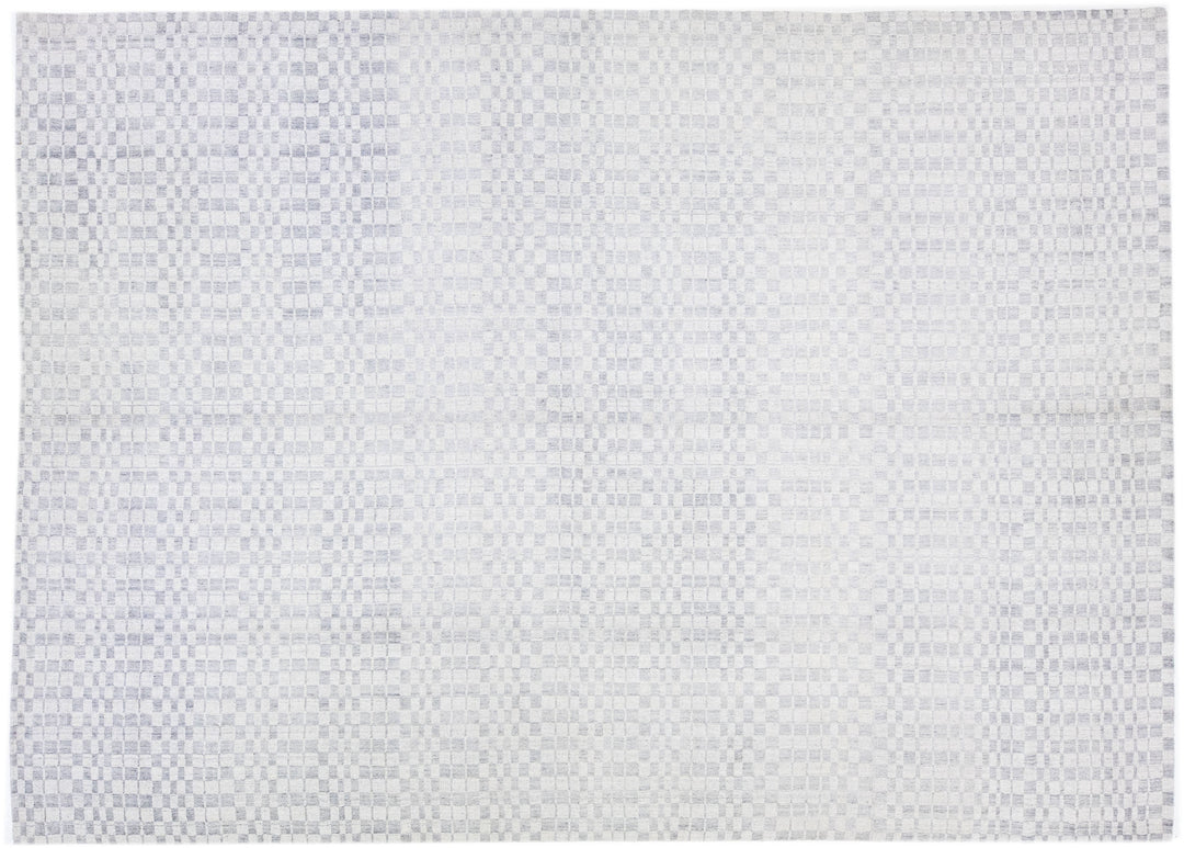 Modern Seamless Wool Rug 10 X 14