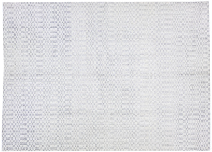 Modern Seamless Wool Rug 10 X 14